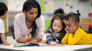 Teacher with Students