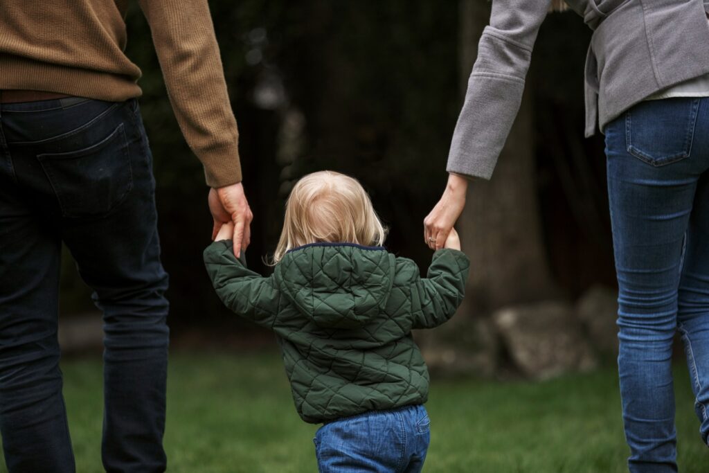 A child with physical growth and emotional bond